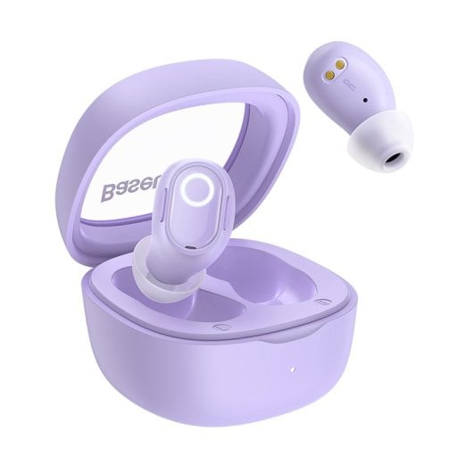 Casque Bluetooth sans fil Baseus Bowie WM02 avec étui de chargement Violet