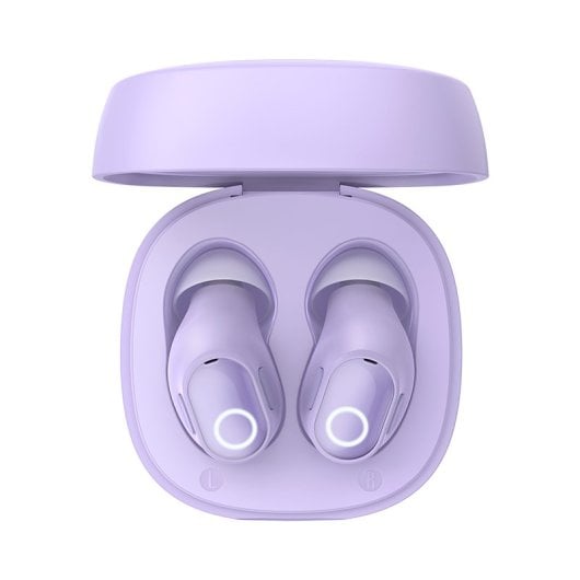 Casque Bluetooth sans fil Baseus Bowie WM02 avec étui de chargement Violet