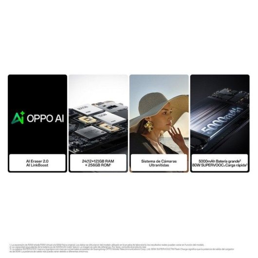 OPPO Reno12 5G 12GB 256GB 6.7" Negro