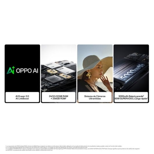 OPPO Reno12 5G 12/256GB Astro Silver Libre