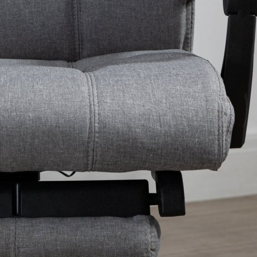 Vinsetto Silla De Masaje Con 6 Puntos De Masaje Y 5 Modos 66x76x112-120 Cm Gris