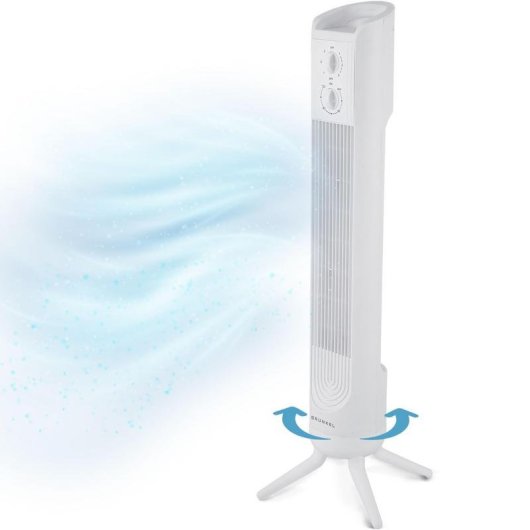 Coluna de Ar Grunkel TF-324BL 45W 3 Velocidades Oscilação Temporizador 81cm Branco
