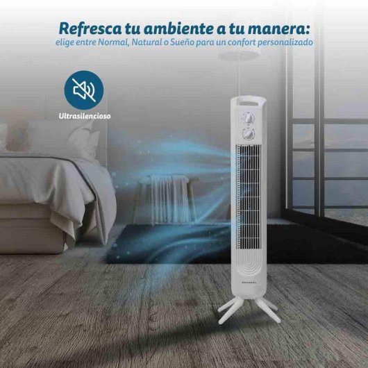 Coluna de Ar Grunkel TF-324BL 45W 3 Velocidades Oscilação Temporizador 81cm Branco