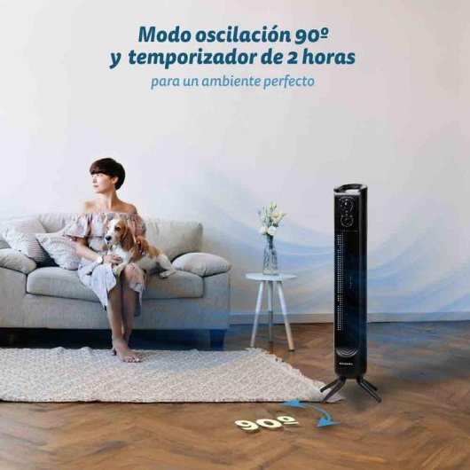 Coluna de Ar Grunkel TF-324NG 45W 3 Velocidades Oscilação Temporizador 2h Preto