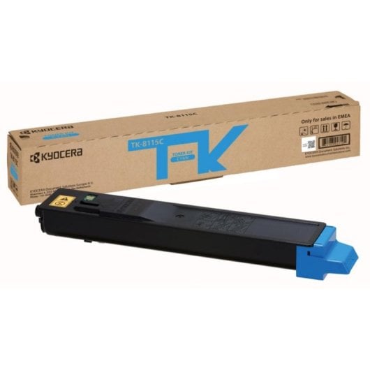 Cartucho de Tóner Original Kyocera TK-8115C Cian