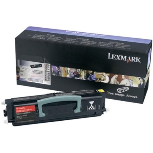 Lexmark E232, E33X, E34X Toner Cartridge Cartouche de toner Original Noir