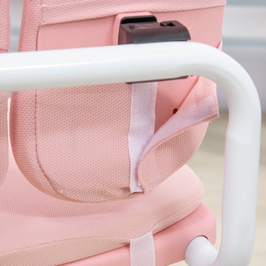 Homcom Conjunto de Secretária e Cadeira para Crianças +3 Anos 80x52x88-109cm Rosa