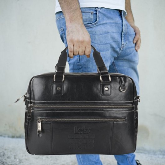 Cartella per laptop Lois Alvord fino a 15,6" Nera