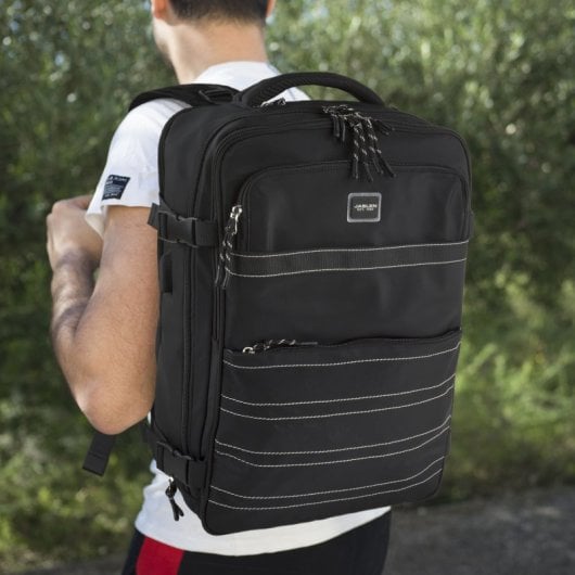 Jaslen Northampton Laptop-Rucksack 15,6" Schwarz