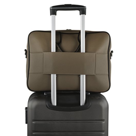 Lois Chandler Mallette pour ordinateur portable jusqu'à 15,6" Taupe