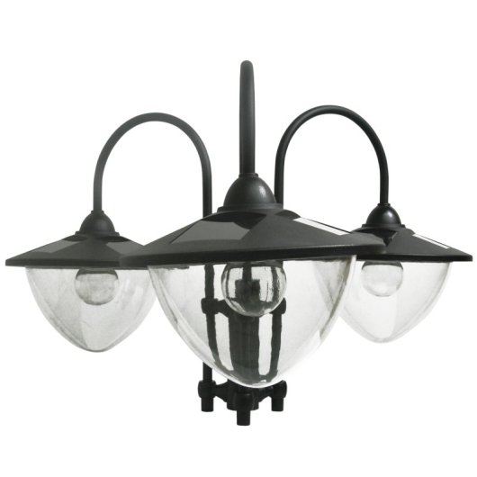 Outsunny Candeeiro Solar De Jardim 189 Cm Com 18 Luzes Led Branca Fria 6000k Ip44