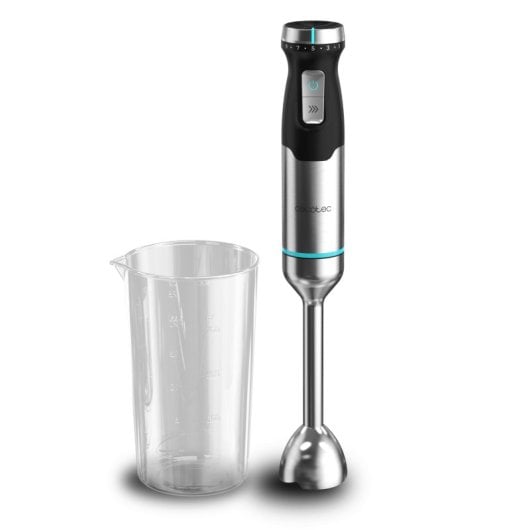 Cecotec Power Pulsar 2300MAX Batidora de Mano 2300W Negra/Inox + Vaso Medidor 700ml