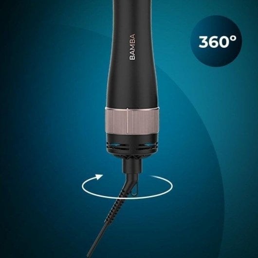 Multistyler Cecotec Bamba CeramicCare 10in1 1000W céramique ionique 3 températures 10 accessoires air froid noir rose