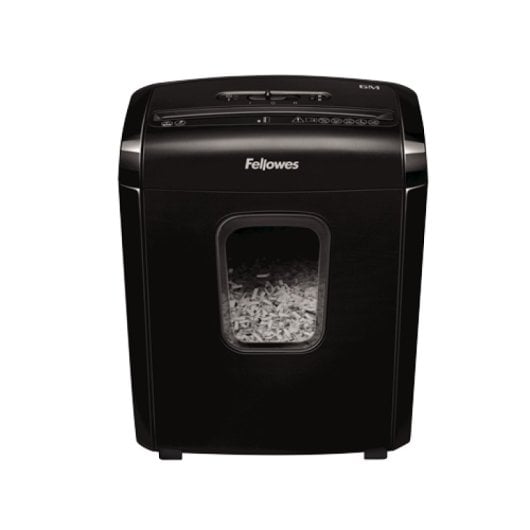 Fellowes Powershred 6M Aktenvernichter Mikrogeschnittene Zerkleinerung Schwarz