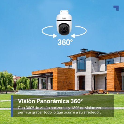 Câmera de vigilância TP-Link TC40 FullHD Visão Noturna Interna e Externa Detecção IA Áudio Bidirecional Controle por Voz Alarme