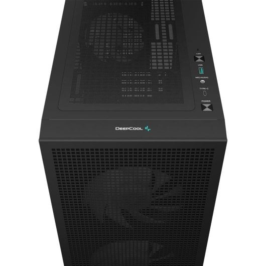 DeepCool CH360 ARGB DIGITAL Micro Torre mATX Vidro Temperado USB-C Preta