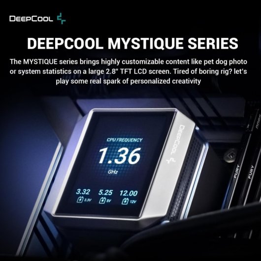 DeepCool MYSTIQUE 240 Kit de Refrigeración Líquida 240mm Negro
