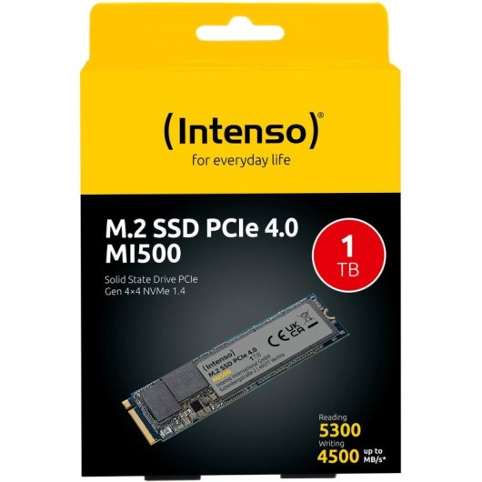 Intenso MI500 SSD 1 TB PCIe Gen 4x4 NVME 1.4