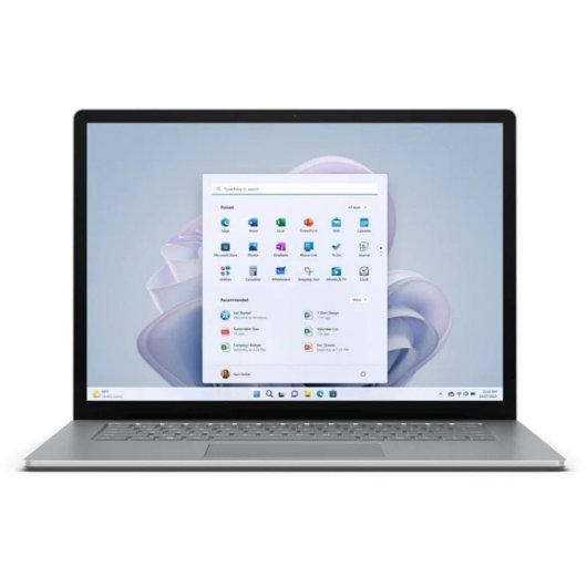 Microsoft Surface Laptop 5 Platino Intel Evo Core i7-1265U/16 GB/512GB SSD/15" Táctil Teclado Alemán