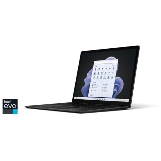 Microsoft Surface Laptop 5 Negro Intel Evo Core i5-1245U/16GB/256GB SSD/13.5" Táctil Teclado Alemán