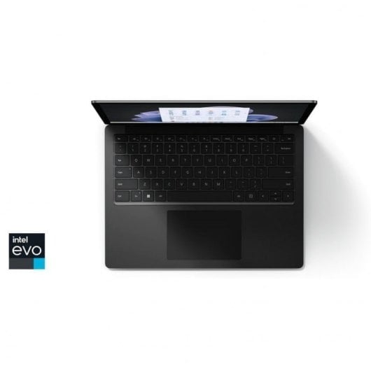 Microsoft Surface Laptop 5 Negro Intel Evo Core i5-1245U/16GB/256GB SSD/13.5" Táctil Teclado Alemán