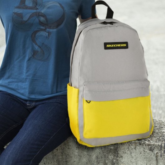 Skechers S1127 Laptop-Rucksack 14" Grau-Gelb