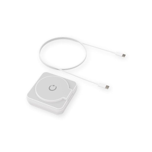 Ksix Cube 3 en 1 Cargador Inalámbrico Magsafe Y Qi, Apple Watch y Airpods 15w Blanco