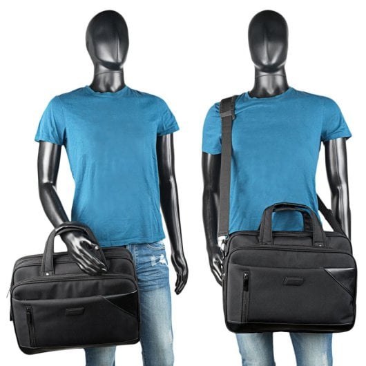 Jaslen Liverpool Maletín para Portátil hasta 15.6" Negro