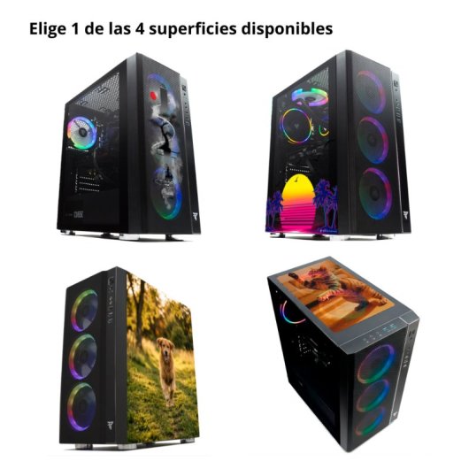 Tempest Umbra RGB Torre ATX Negra con 1 superficie personalizable