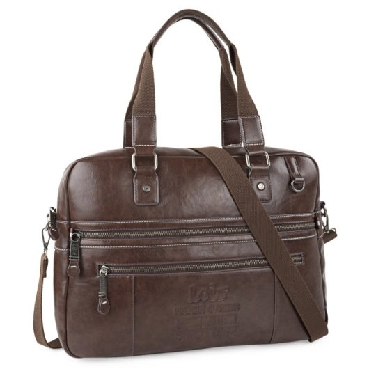 Cartella per laptop Lois Alvord fino a 15,6" Marrone