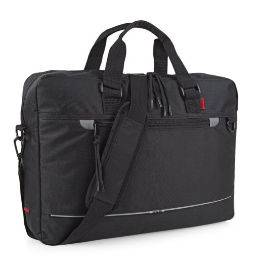 Jaslen Norwich Laptop-Aktentasche 15,6 Zoll Schwarz