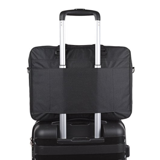 Jaslen Norwich Laptop-Aktentasche 15,6 Zoll Schwarz