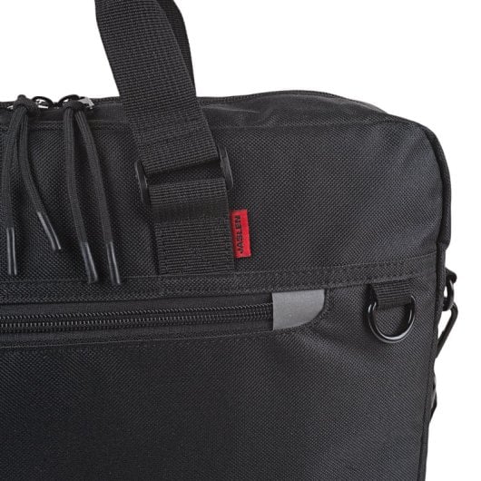 Jaslen Norwich Laptop-Aktentasche 15,6 Zoll Schwarz