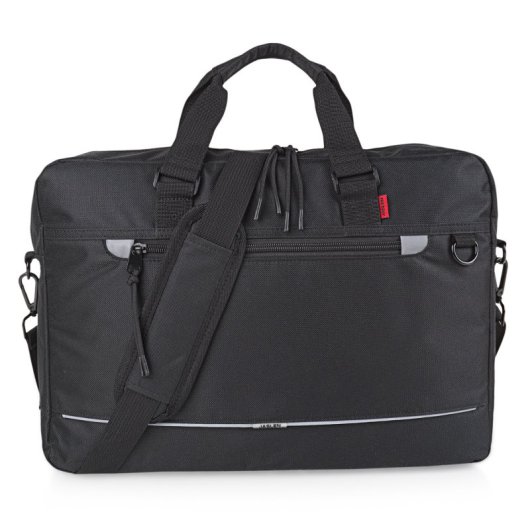 Jaslen Norwich Laptop-Aktentasche 15,6 Zoll Schwarz