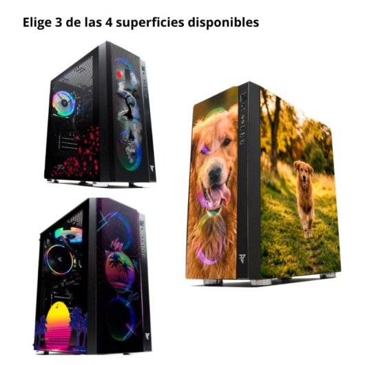Tempest Umbra RGB Torre ATX Negra con 3 superficies personalizables