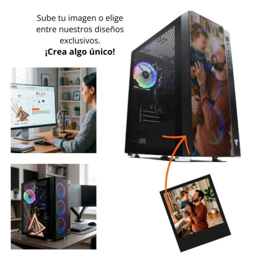 Tempest Umbra RGB Torre ATX Negra con 3 superficies personalizables