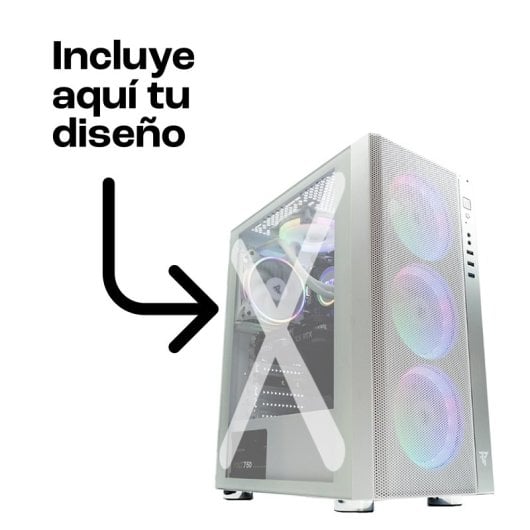 Tempest Umbra RGB Weißer ATX-Tower + anpassbares Glas