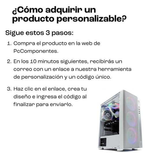 Tempest Umbra RGB Weißer ATX-Tower + anpassbares Glas