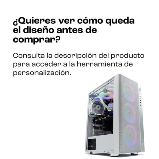 Tempest Umbra RGB Weißer ATX-Tower + anpassbares Glas