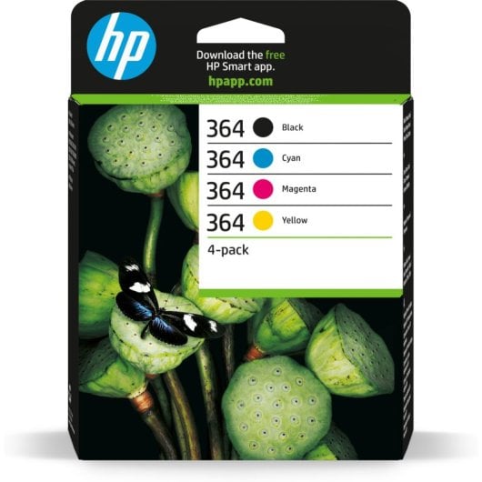 HP 364 CMYK COMBO 4ER-PACK SCHWARZ
