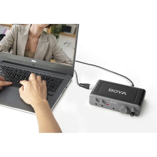 Boya BY-AM1 Mixer audio a due canali per dinamico/condensatore