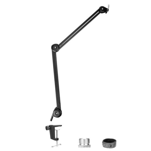 Braccio per microfono a sospensione a molla Boya BY-BA20 da 55 cm x 62 cm con adattatore da 3/8" a 5/8"