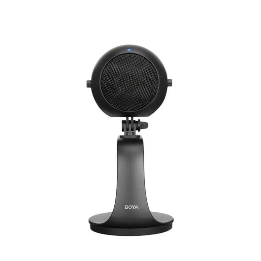 Microfone de mesa cardióide Boya By-pm300 USB Aux 3,5 mm
