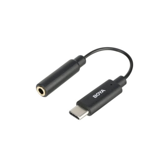Boya BY-K4 Adaptador Audio TRS Hembra a USB-C Macho