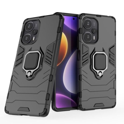 Funda Magnética Con Anillo Para Móvil Xiaomi Poco F5 5g Negro