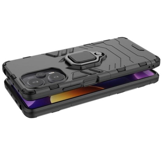 Funda Magnética Con Anillo Para Móvil Xiaomi Poco F5 5g Negro