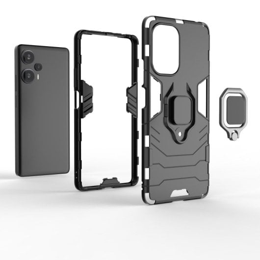 Funda Magnética Con Anillo Para Móvil Xiaomi Poco F5 5g Negro