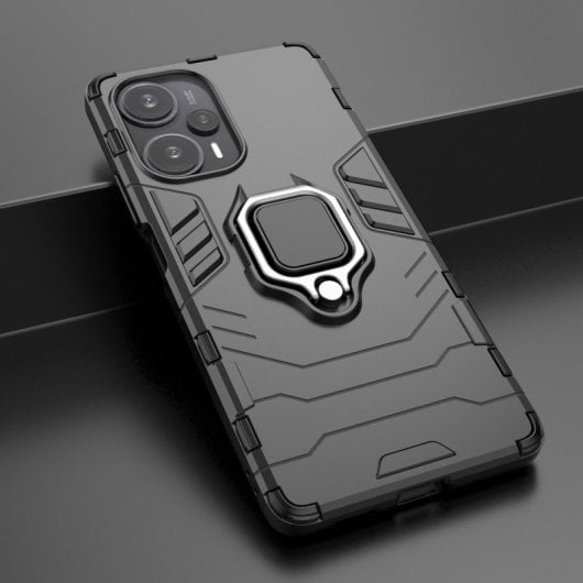 Funda Magnética Con Anillo Para Móvil Xiaomi Poco F5 5g Negro