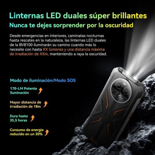 Blackview BV8100 8/256GB Negro Libre