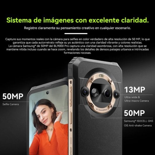 Blackview BL9000 Pro 5G 12/512GB Dorado Libre